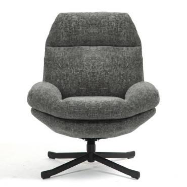 Fauteuil inclinable pivotant gris