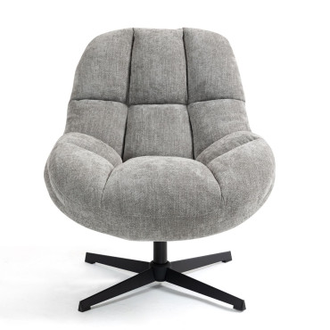 Fauteuil pivotant gris