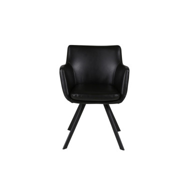 Fauteuil PU noir