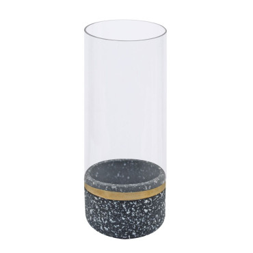 Photophore terrazzo noir