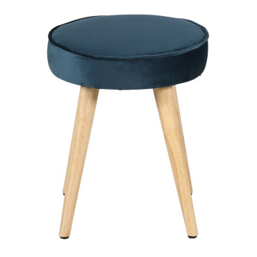 Pouf bleu foncé