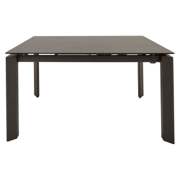 Table repas 140 cm, allonge intégrée