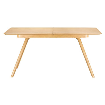 Table repas 160cm allonge intégrée chêne naturel