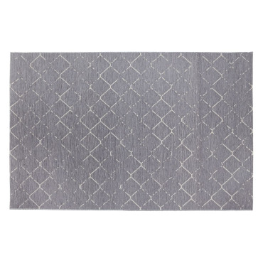 Tapis 160 x 230 cm BRONX gris foncé