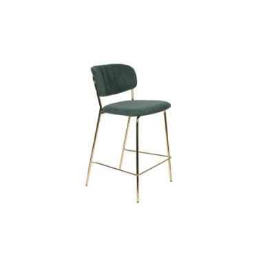 Tabouret de bar Jolien Doré/Vert foncé