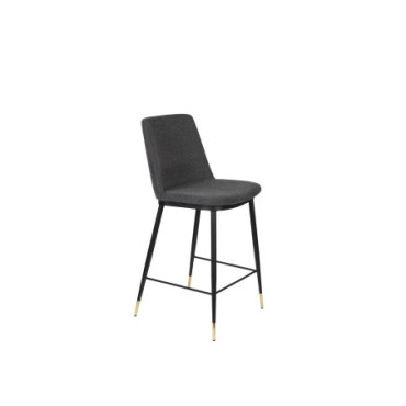 Tabouret de bar Lionel Gris foncé