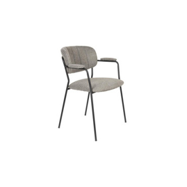 Fauteuil Jolien Noir/Gris Fr