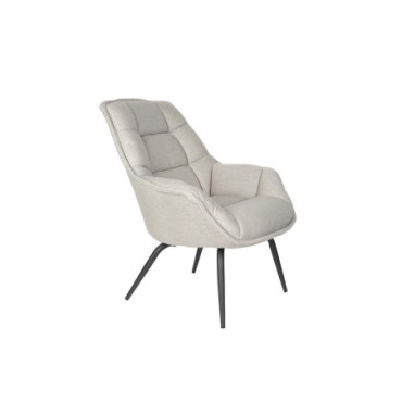 Fauteuil Lounge Confortable Thomas Gris