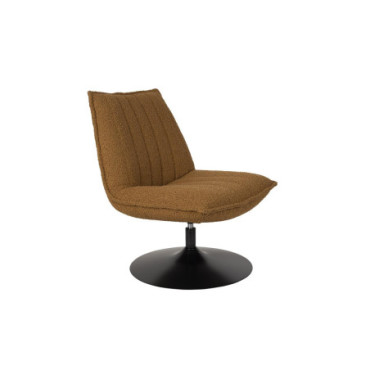 Fauteuil Jax Ocre Bouclé