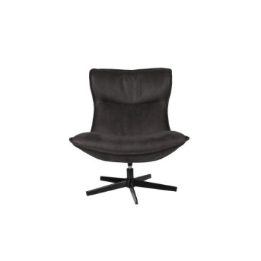 Fauteuil Lounge John Anthracite