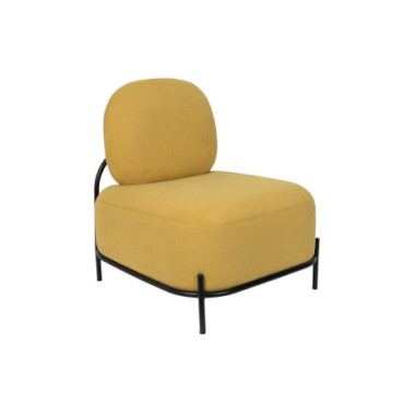 Fauteuil Lounge Polly Jaune