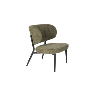 Fauteuil Lounge Sanne Vert Gris