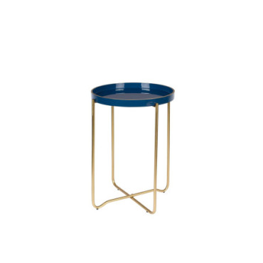 Table d'appoint Celina Bleu foncé