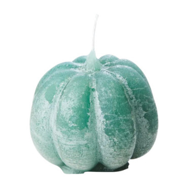 Bougie citrouille Vert turquoise Deco