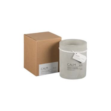 Bougies parfumées M Cyclamen & ylang ylang Marron gris Calm