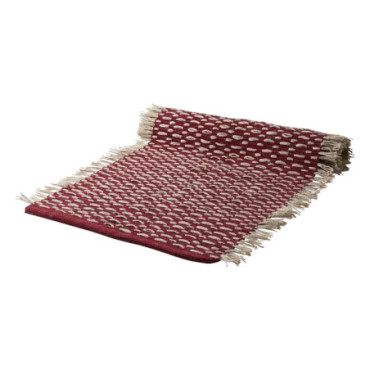 Chemin de table Rouge beige Elina