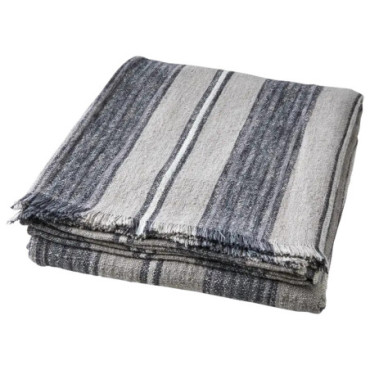 Plaid nappe Gris bleu Hilda