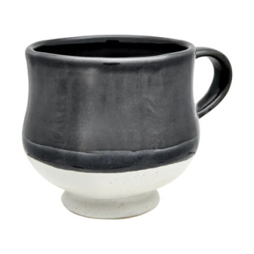 Tasse S Gris foncé blanc Leo