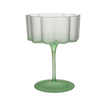 Verres à cocktail dessert Vert Lillie