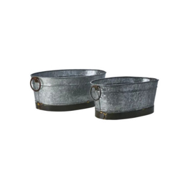 Pot lot de 2 Gris Oliver