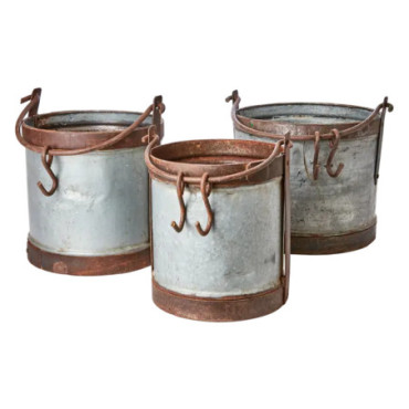 Pot lot de 3 Gris Treasure