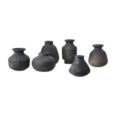 Urne lot de 6 Noir Floda