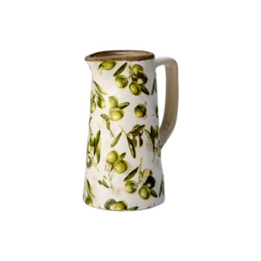 Vase Blanc vert Olive