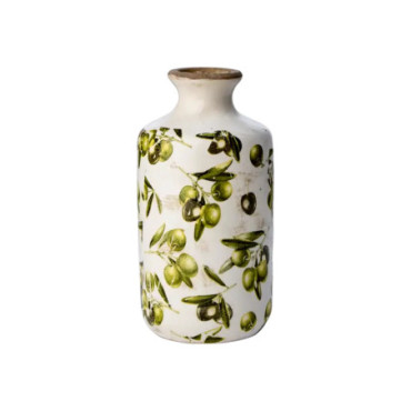 Vase Blanc vert Olive