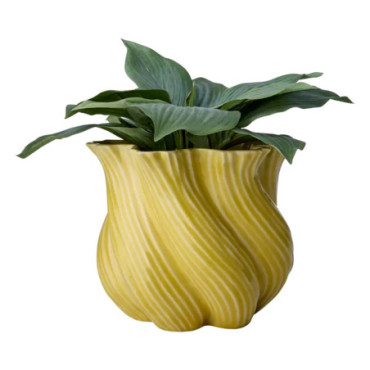 Vase Jaune Twist