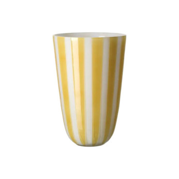 Vase Jaune blanc Circus