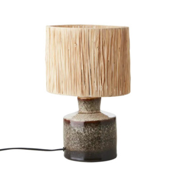 Lampe de Table Marron claire Lava