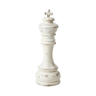 Pièce d'échecs décorative Blanc Chess