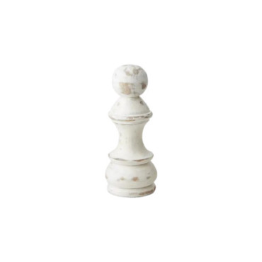 Pièce d'échecs décorative Blanc Chess