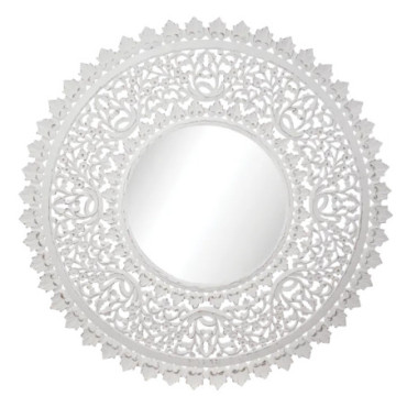 Miroir Blanc Carve