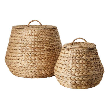 Panier avec couvercle lot de 2 Nature Collect