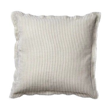 Housse de coussin Gris blanc Line