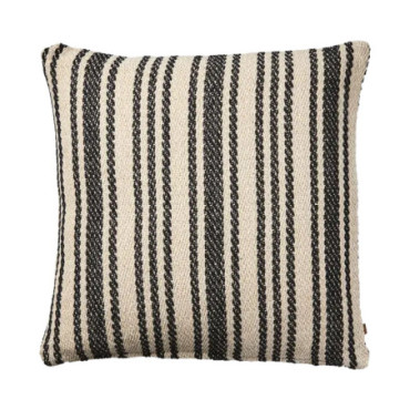 Housse de coussin Ivoire noir Anna