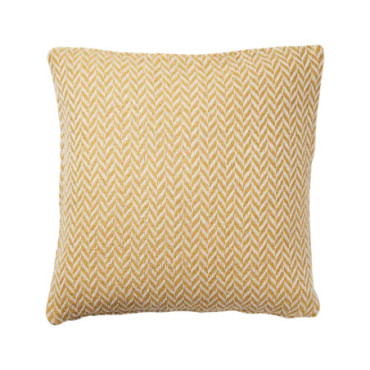 Housse de coussin Jaune ivoire Anna