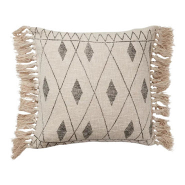 Housse de coussin Nature noir Fernando