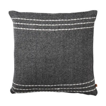 Housse de coussin Noir nature Anna