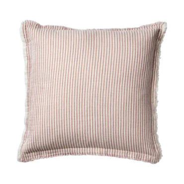 Housse de coussin Rose blanc Line