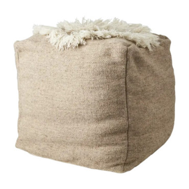 Pouf Beige ivoire Minna