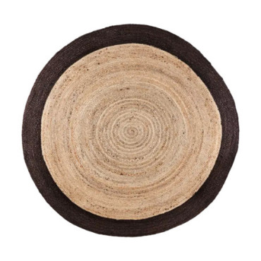 Tapis L Nature marron Juni