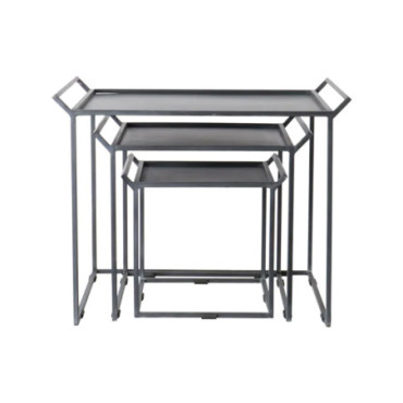 Tables gigognes lot de 3 Gris Thomas