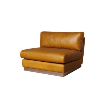 Fauteuil marron Minneapolis