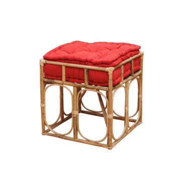 Tabouret rouge India