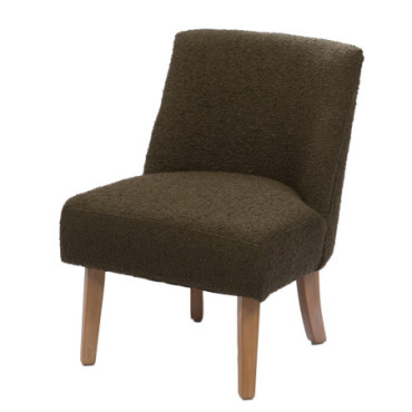 Fauteuil Dagmard Bouclette Kaki