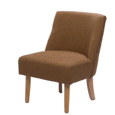 Fauteuil Dagmard Bouclette Marron