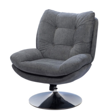 Fauteuil Magnum Gris F Chrome