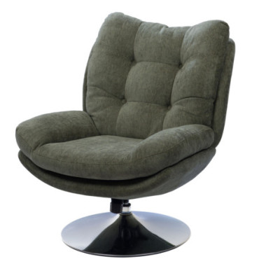 Fauteuil Magnum Vert Chrome